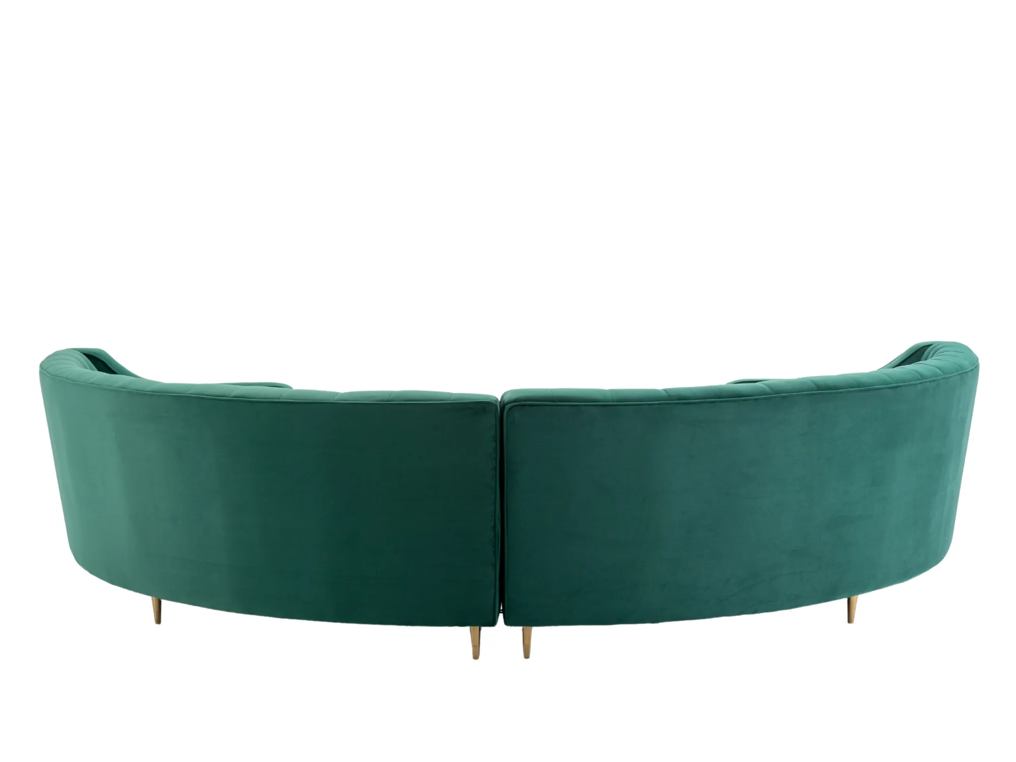 BUCKHEAD CURVED SOFA - EMERALD