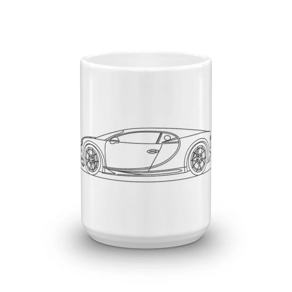 Bugatti Chiron Silhouette Mug
