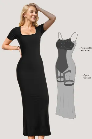 Built-In Shapewear Maxi Dress