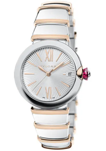 Bulgari - BVLGARI - 36mm - Stainless Steel and Pink Gold