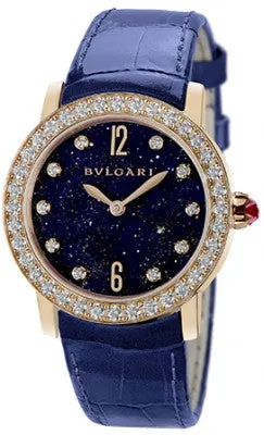 Bulgari - BVLGARI Automatic 33mm - Rose Gold - Diamond Bezel
