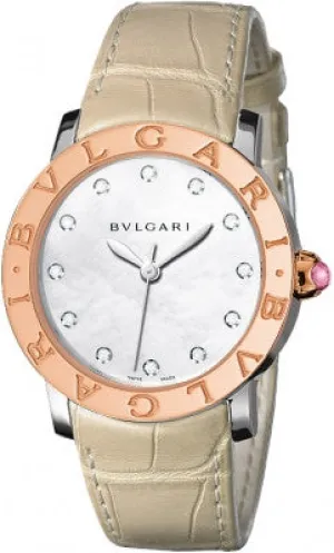 Bulgari - BVLGARI Automatic 33mm - Stainless Steel and Rose Gold