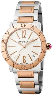 Bulgari - BVLGARI Automatic 33mm - Stainless Steel and Rose Gold