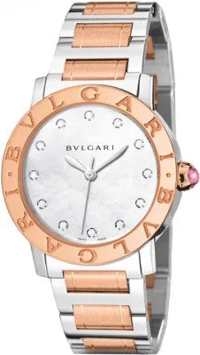 Bulgari - BVLGARI Automatic 33mm - Stainless Steel and Rose Gold