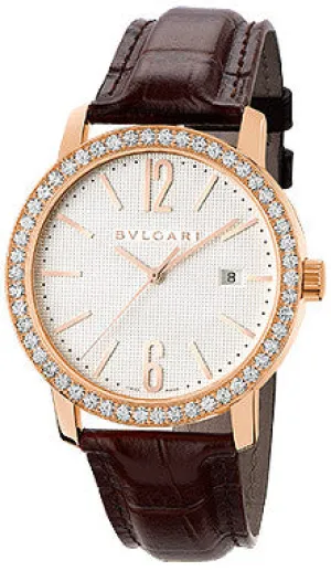 Bulgari - BVLGARI Automatic 40mm - Rose Gold - Diamond Bezel