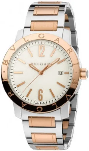 Bulgari - BVLGARI Automatic 41mm - Stainless Steel and Rose Gold