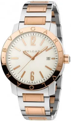 Bulgari - BVLGARI Automatic 41mm - Stainless Steel and Rose Gold