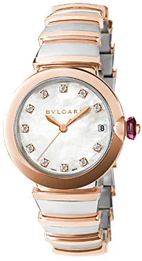 Bulgari - Lucea Automatic 33mm - Stainless Steel and Rose Gold