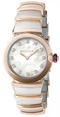 Bulgari - Lucea Quartz 28mm - Stainless Steel and Rose Gold