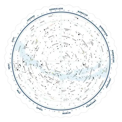 BUNDLE: Explore Scientific Tirion Double-Sided Multi-Latitude Planisphere with Astro R-Lite - ES-TPS018-ARL