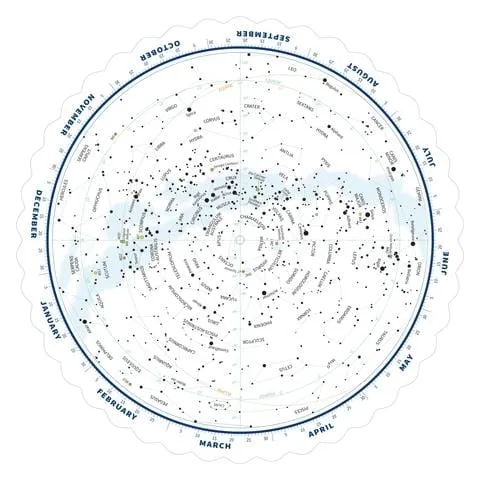 BUNDLE: Explore Scientific Tirion Double-Sided Multi-Latitude Planisphere with Astro R-Lite - ES-TPS018-ARL