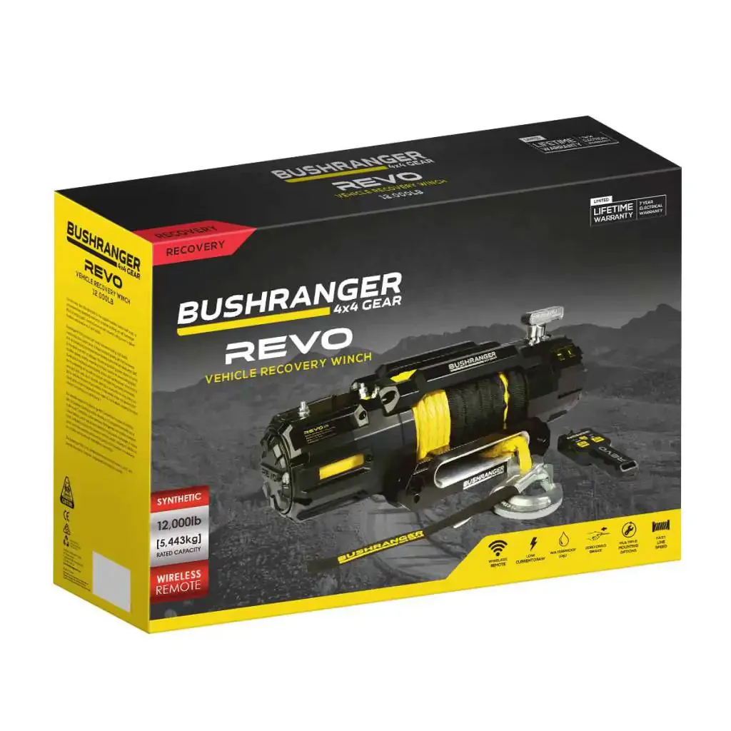 Bushranger - Revo Winch 12,000lb Synthetic