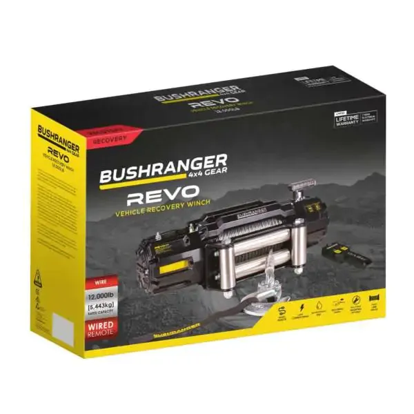 Bushranger - Revo Winch 12,000lb Wire