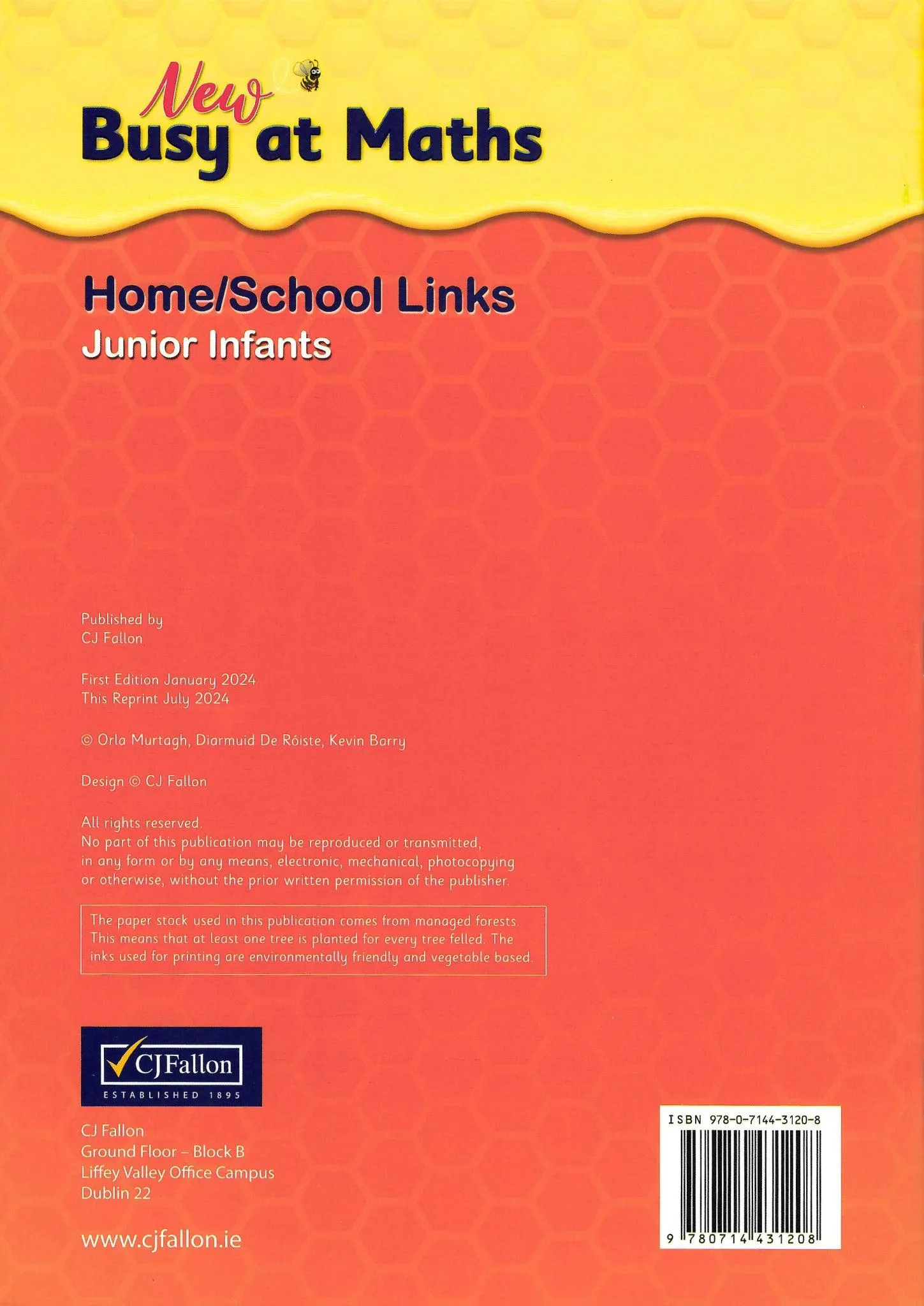 Busy at Maths - Junior Infants - Core Book & Links Book - Set - New Edition (2024)