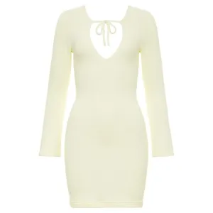 Buttercream Rib Sophia Dress