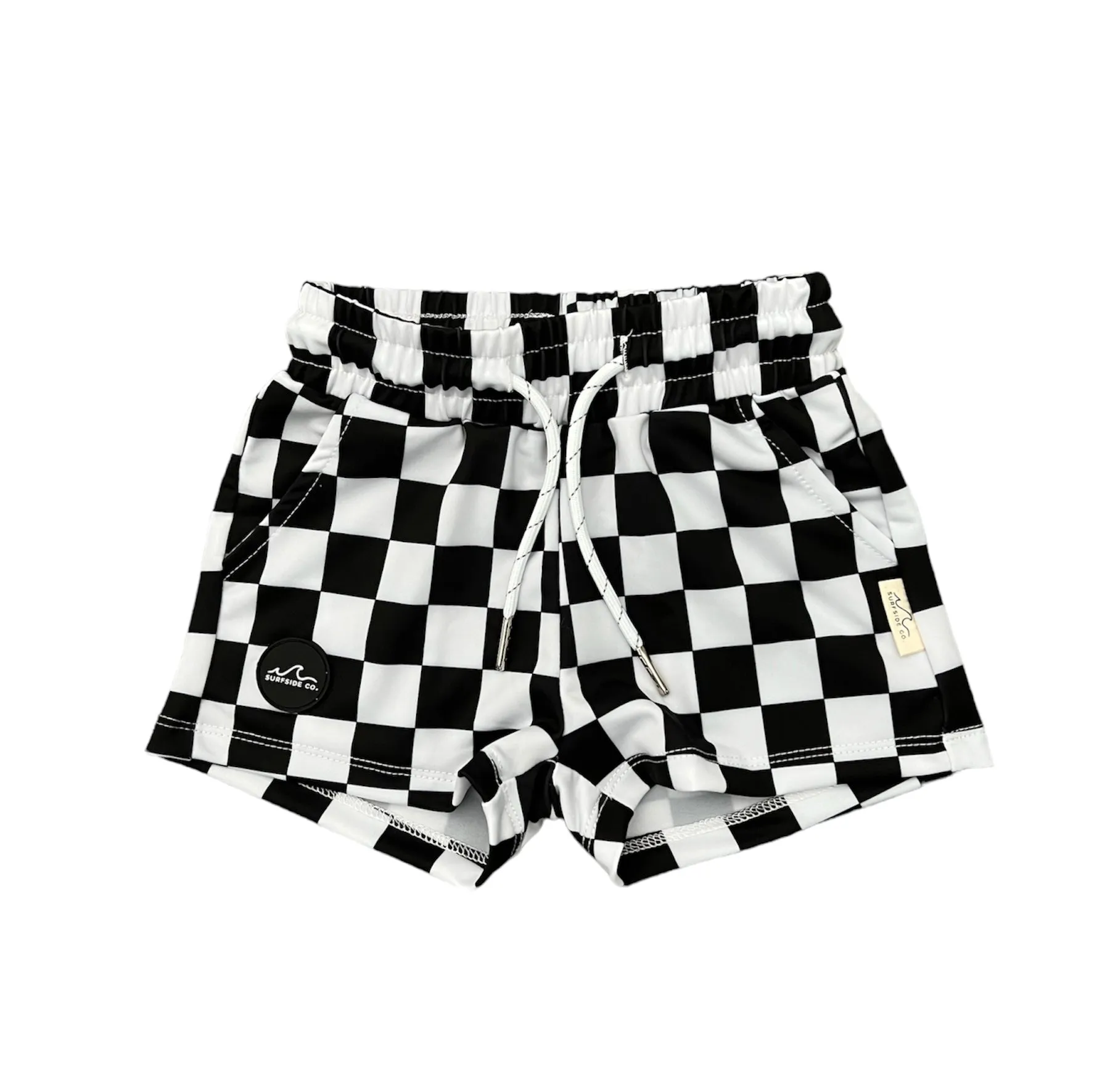 B/W Checks Hybrid Swim
