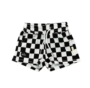 B/W Checks Hybrid Swim