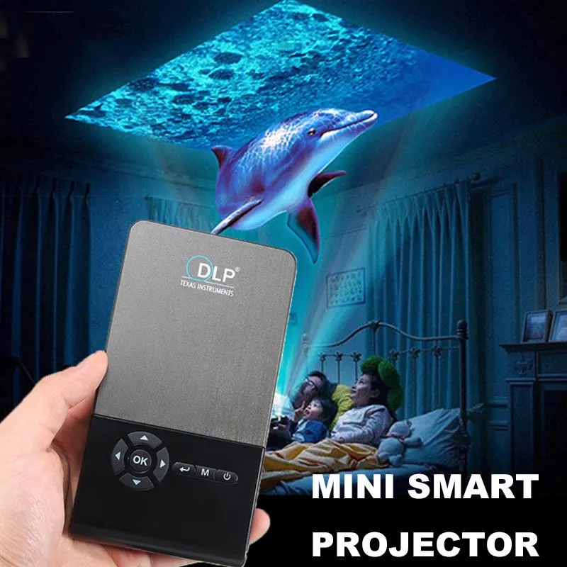 C Mini LED DLP Pocket Projector HD 1080P ( High Quality)