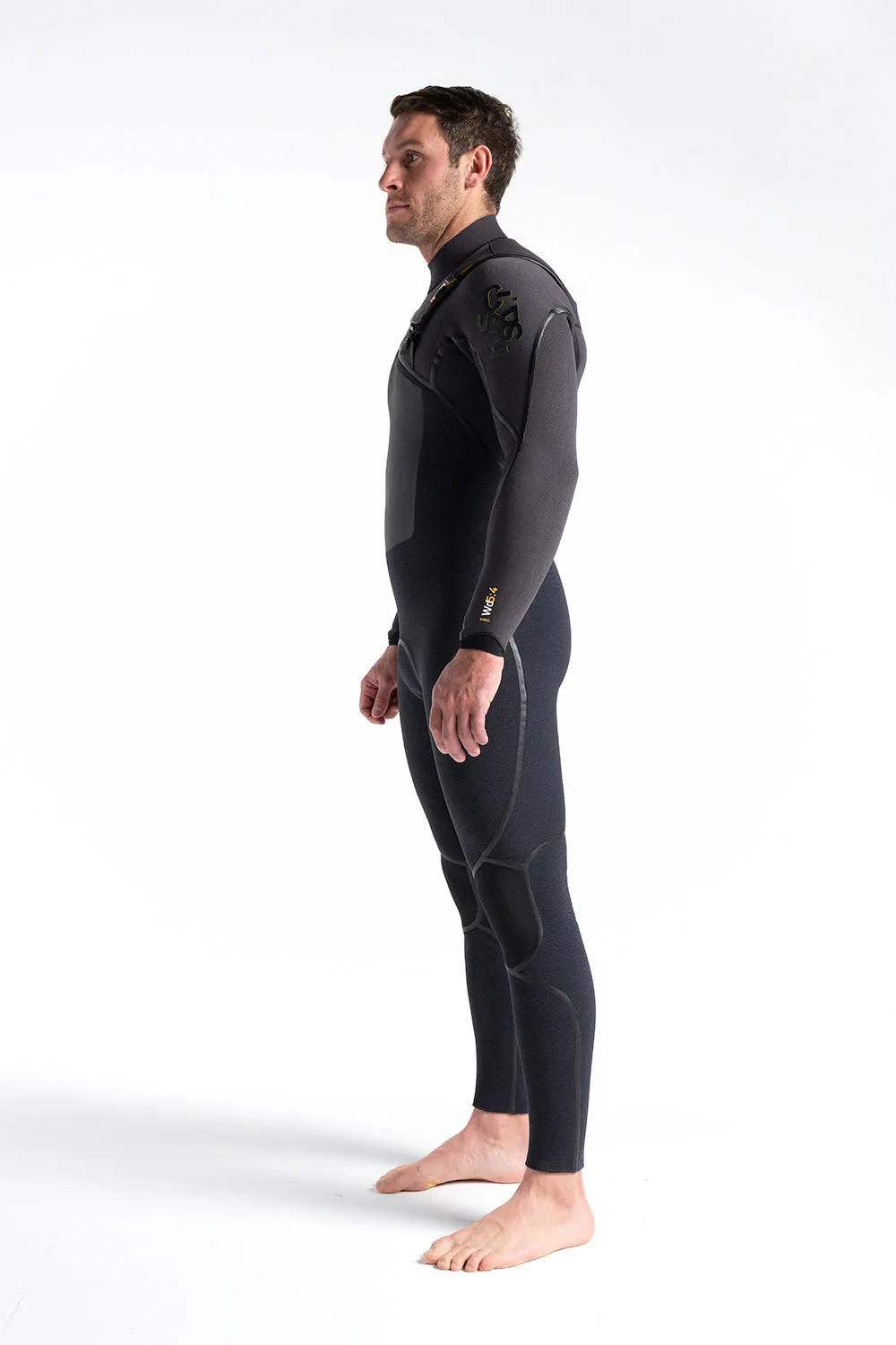 C-Skins Wired 5:4 Mens LQS Chest Zip Steamer Winter Wetsuit 2023