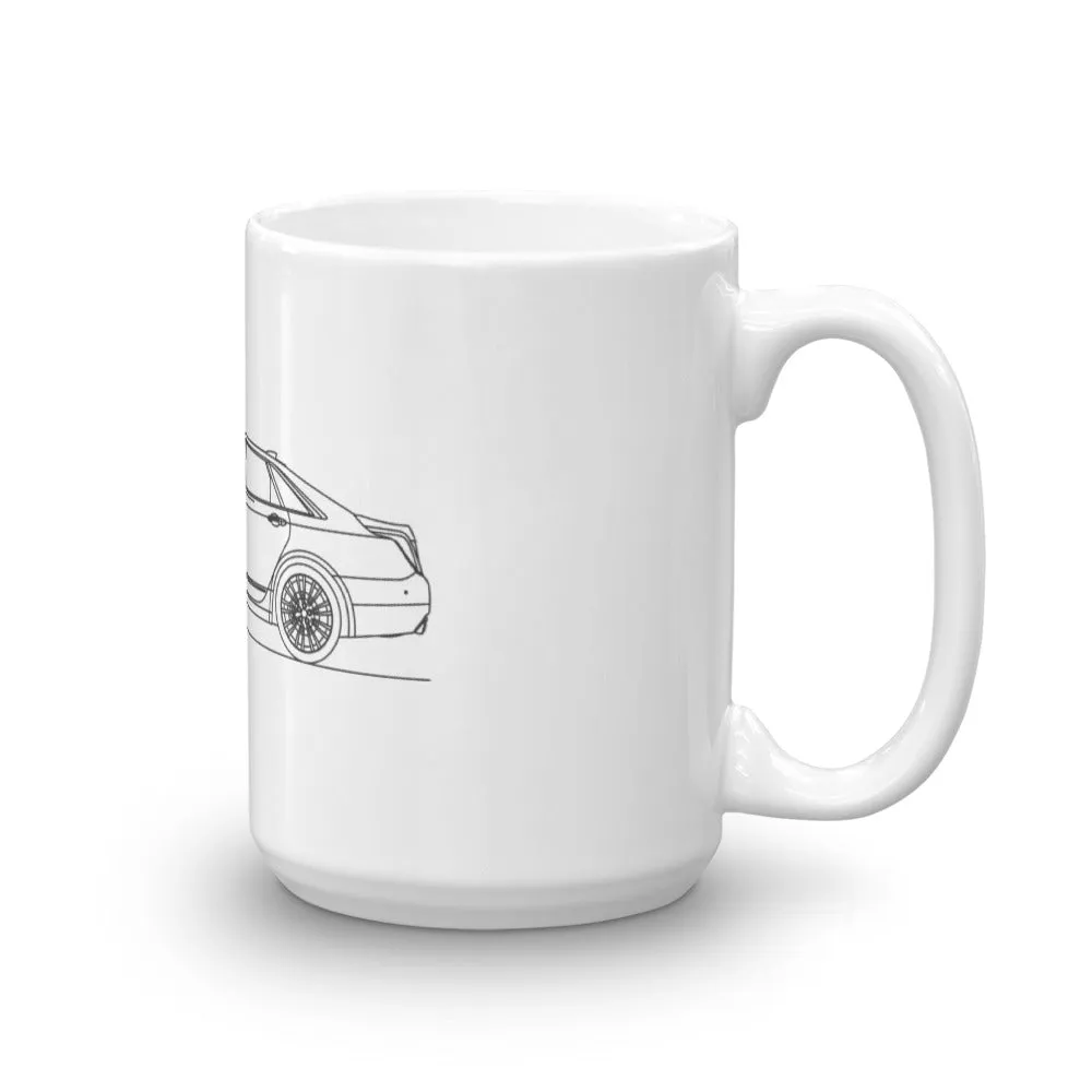 Cadillac CT6 Silhouette Mug