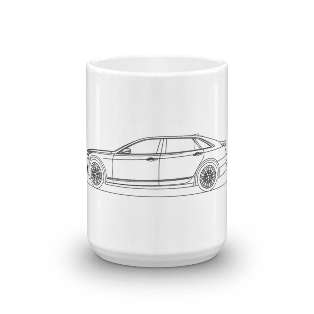 Cadillac CT6 Silhouette Mug