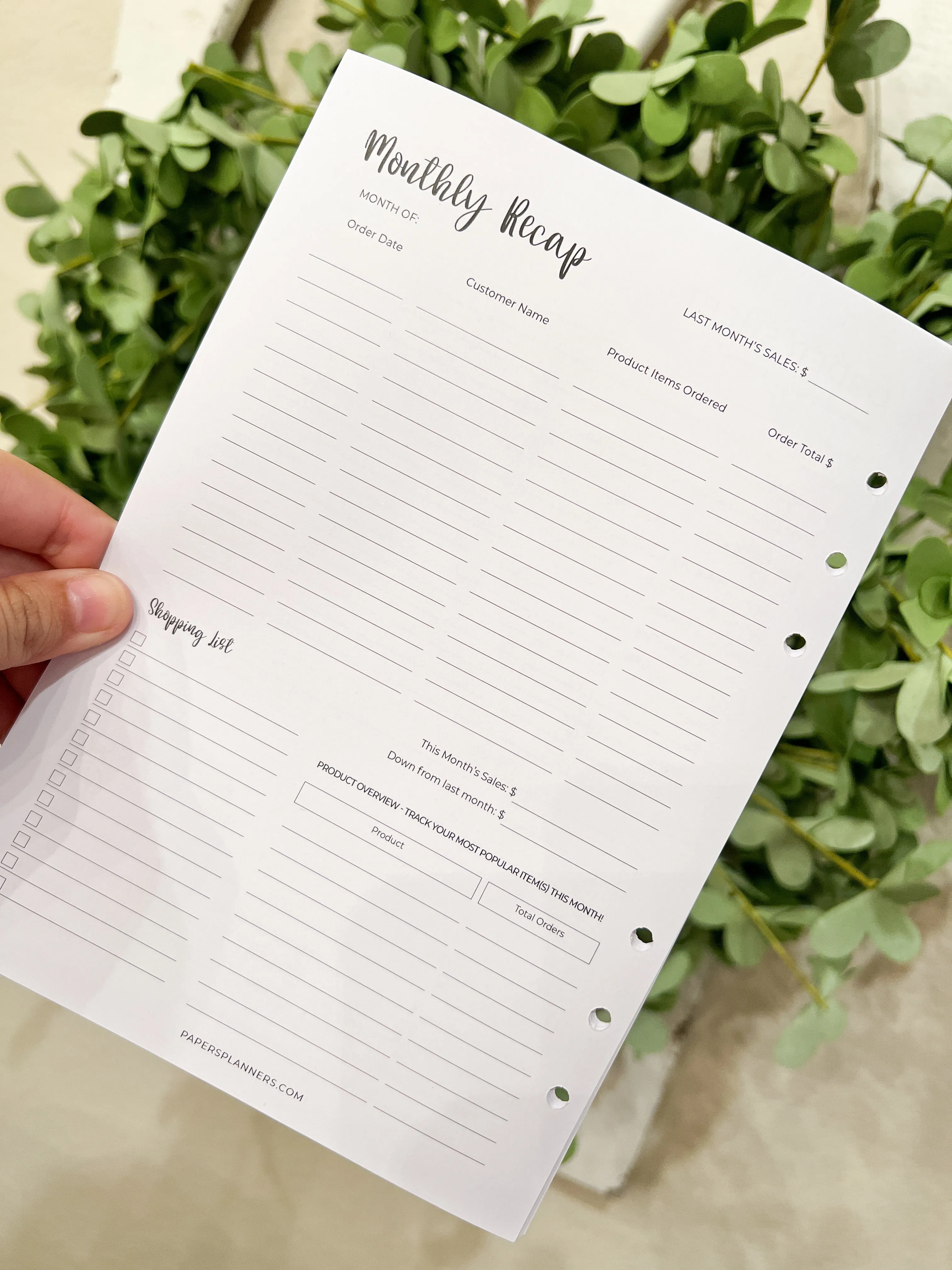 Cake / Cookie Order Sheet