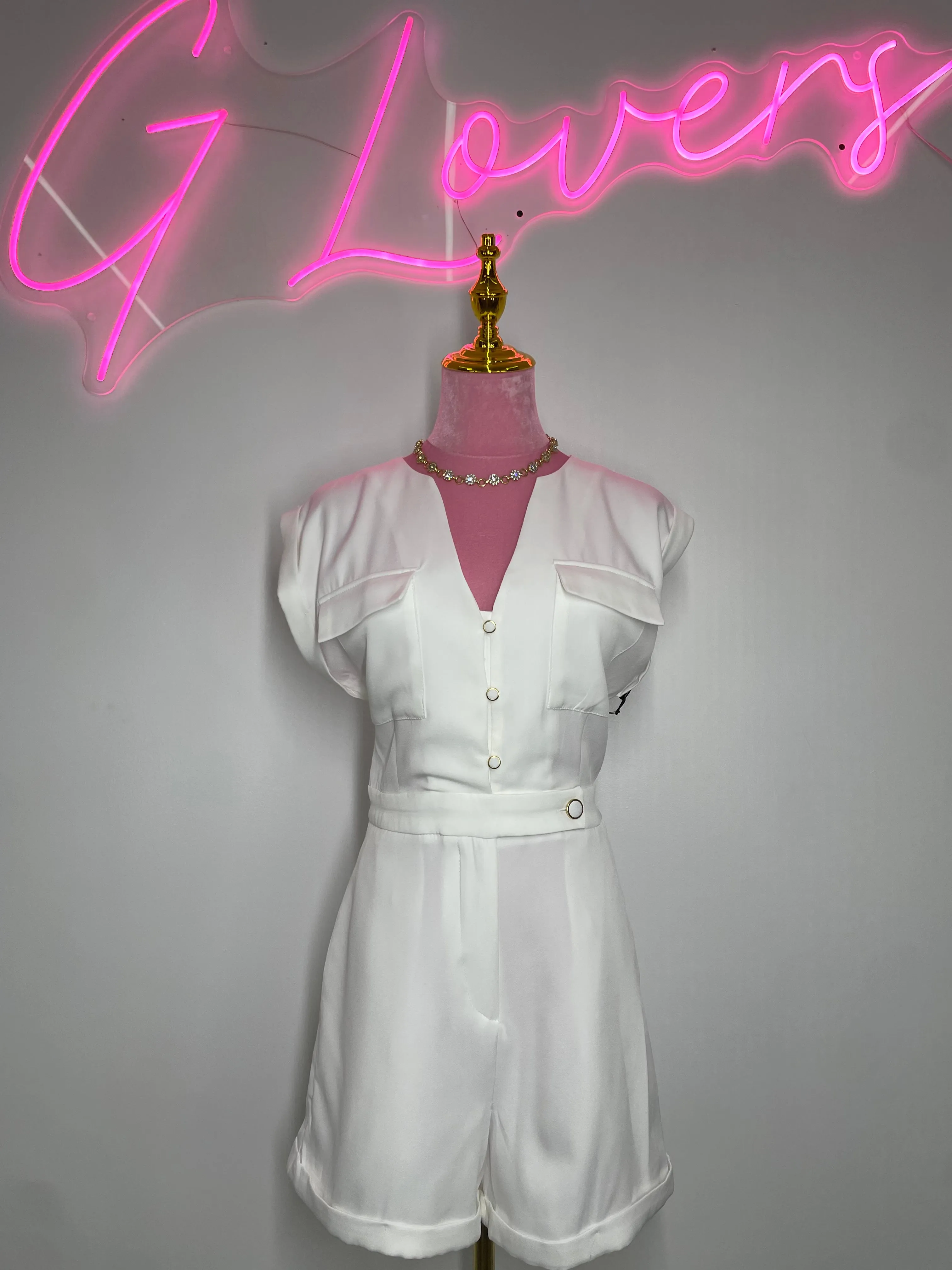 Camelia Romper