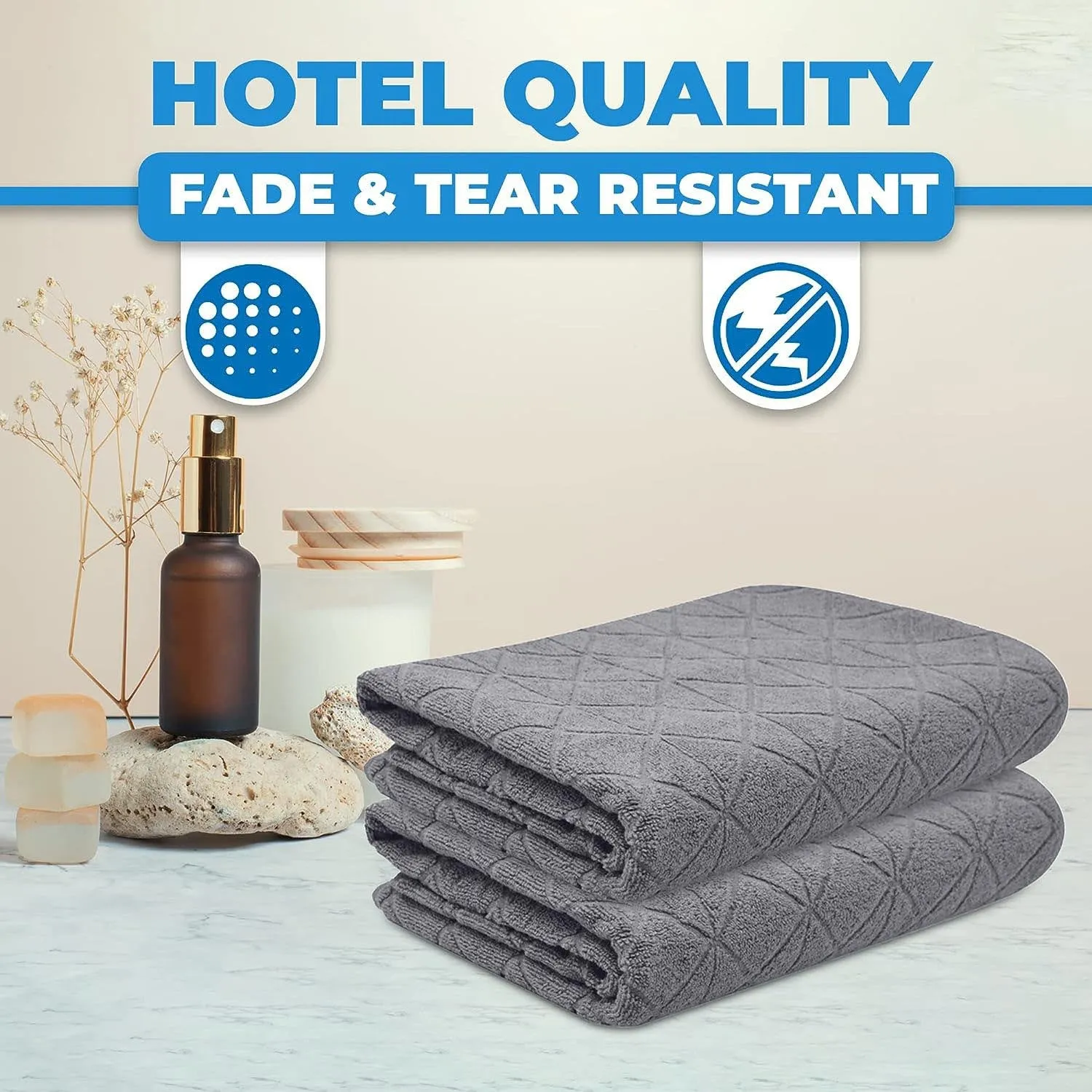 Canterbury Bath Towels Set - Hand Bath Towels & Bath Sheets