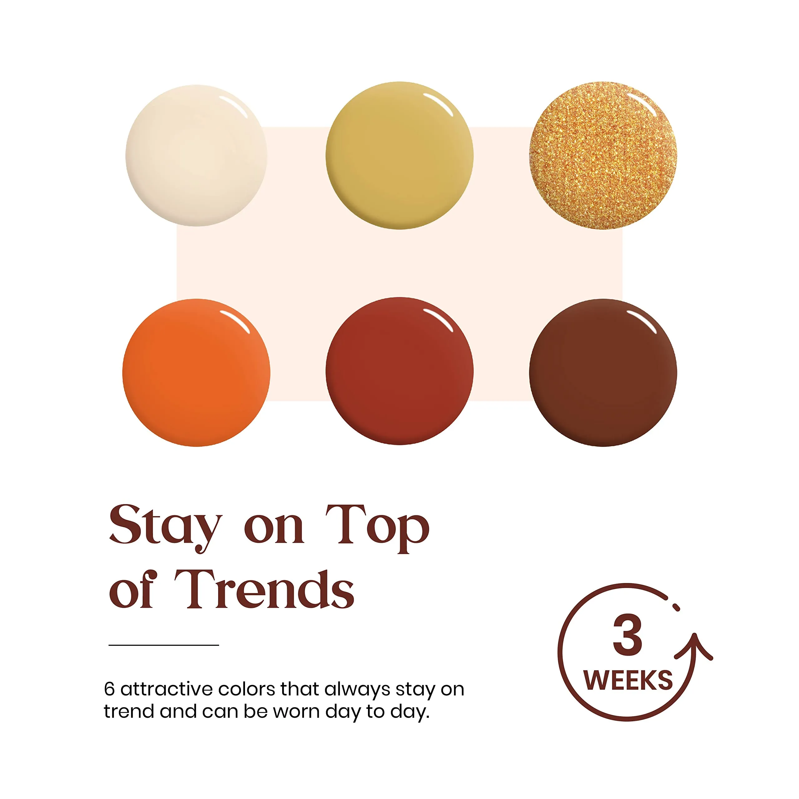 Caramel Macchiato Portable Starter Kit: Nail Art Gels, False Nails, Tools & Accessories