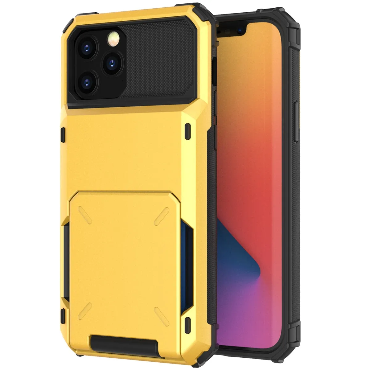 Card Slots Wallet Case Cover for iPhone 13