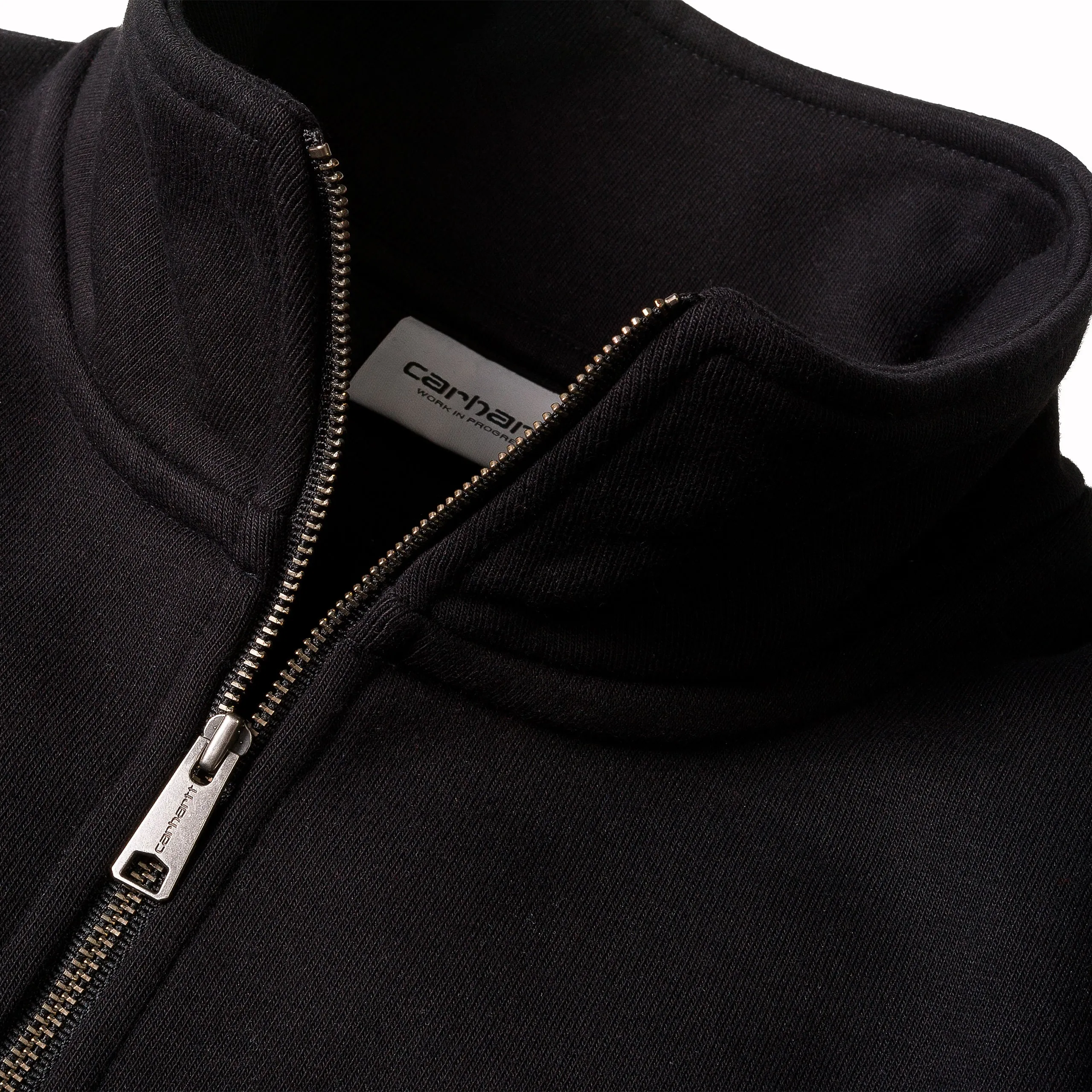 Carhartt WIP Chase Neck Zip Sweat Black / Gold