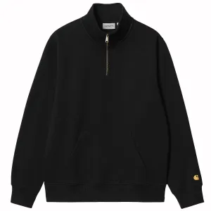 Carhartt WIP Chase Neck Zip Sweat Black / Gold