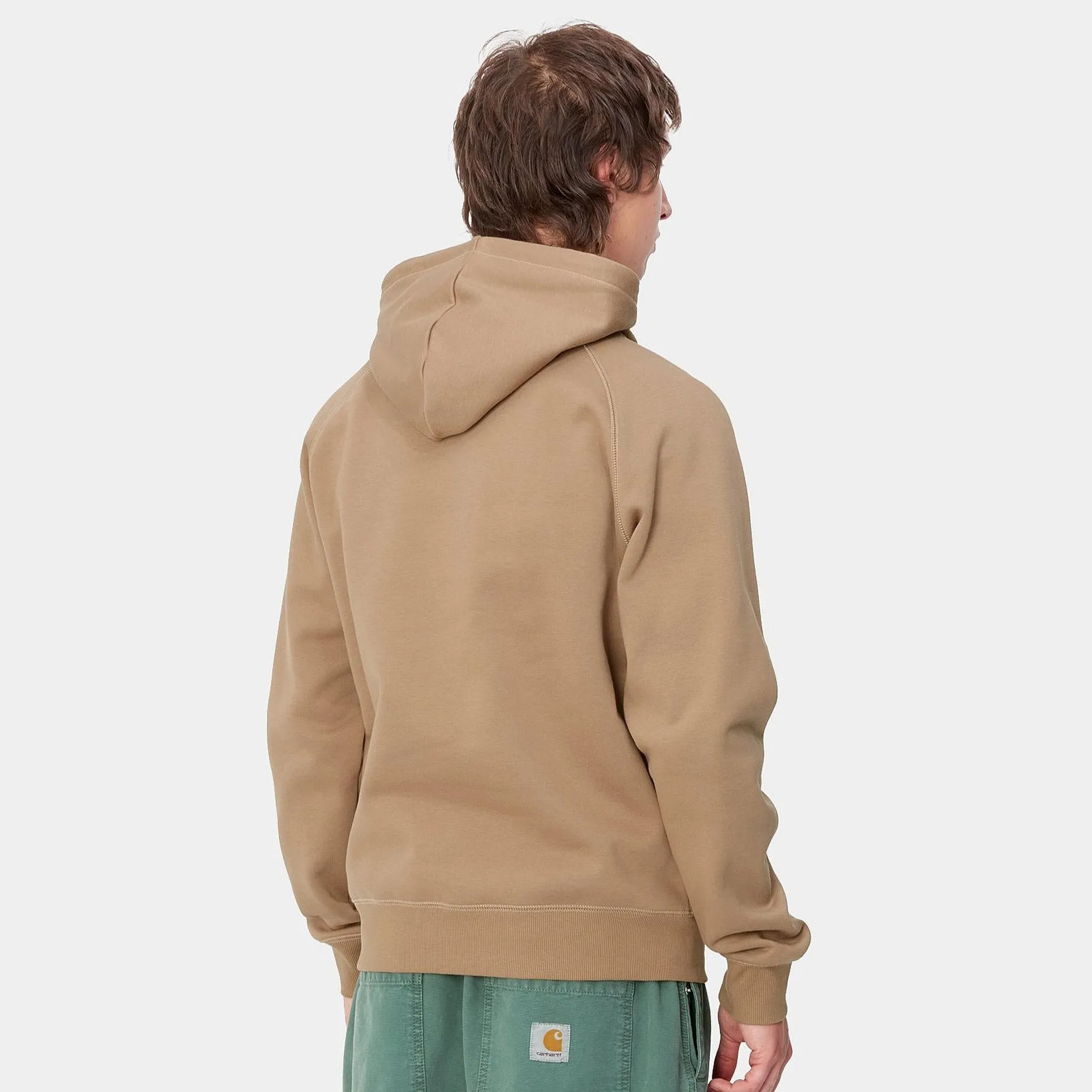 Carhartt WIP Hooded Chase Sweat Peanut / Gold