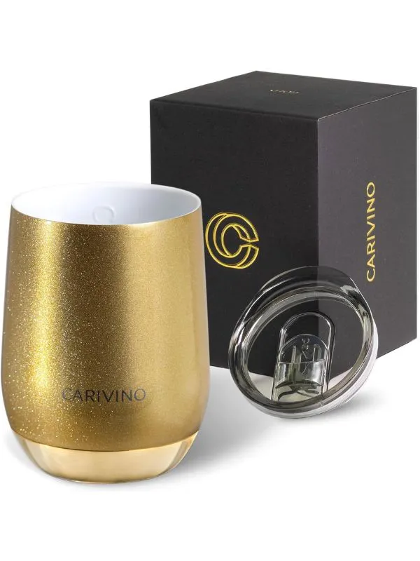 Carivino Luxury Wine Tumbler - Gold