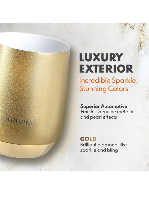 Carivino Luxury Wine Tumbler - Gold