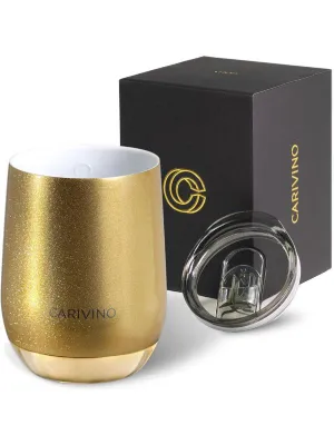 Carivino Luxury Wine Tumbler - Gold