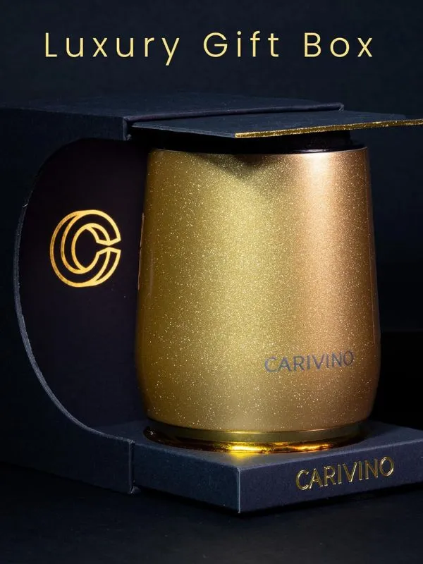 Carivino Luxury Wine Tumbler - Gold