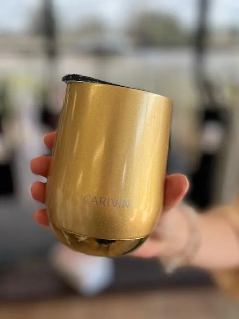Carivino Luxury Wine Tumbler - Gold