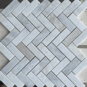 CARLS WHITE Herringbone Mosaic - Havai'iano