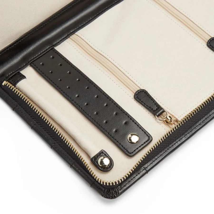 Caroline Large Jewelry Portfolio - Black