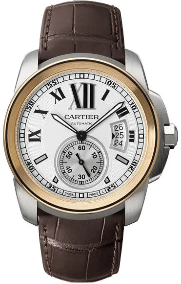 Cartier - Calibre de Cartier Automatic Steel and Pink Gold