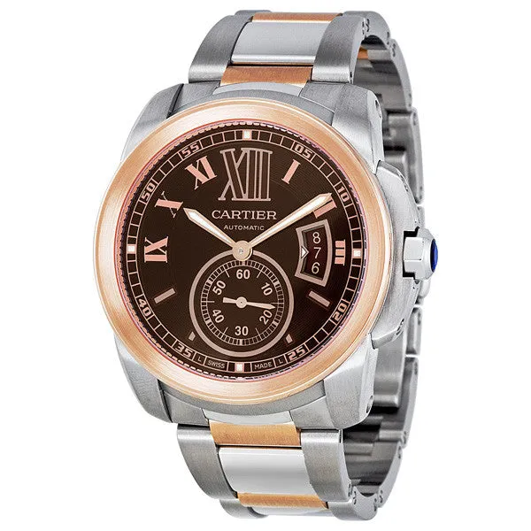 Cartier - Calibre de Cartier Automatic Steel and Pink Gold