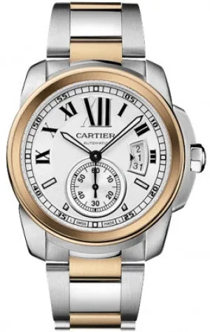 Cartier - Calibre de Cartier Automatic Steel and Pink Gold