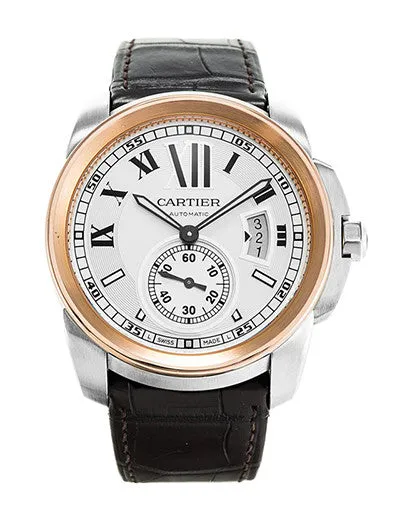 Cartier - Calibre de Cartier - Stainless Steel and Rose Gold