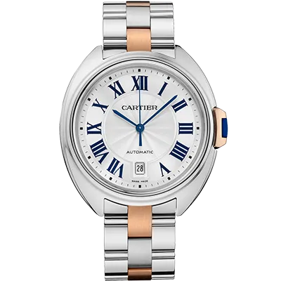 Cartier - Cle de Cartier 35mm - Stainless Steel and Rose Gold