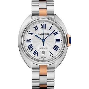 Cartier - Cle de Cartier 40mm - Stainless Steel and Rose Gold
