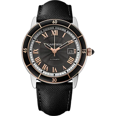 Cartier - Ronde Croisiere Automatic - Stainless Steel and Pink Gold