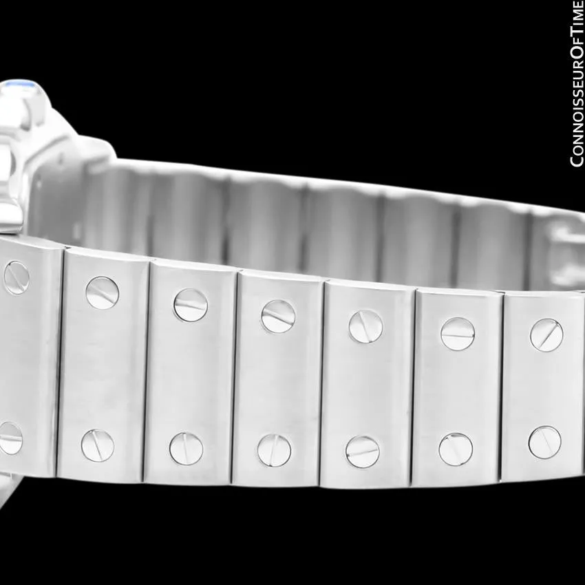 Cartier Santos Galbee Mens Midsize Unisex Watch with Date - Stainless Steel