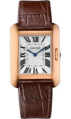 Cartier - Tank Anglaise Pink Gold - Alligator Strap