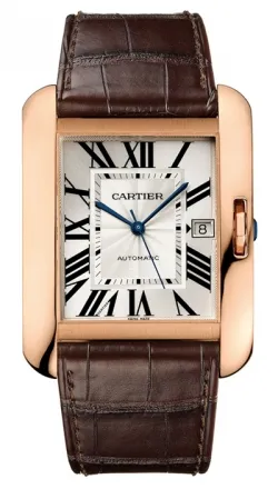 Cartier - Tank Anglaise Pink Gold - Alligator Strap